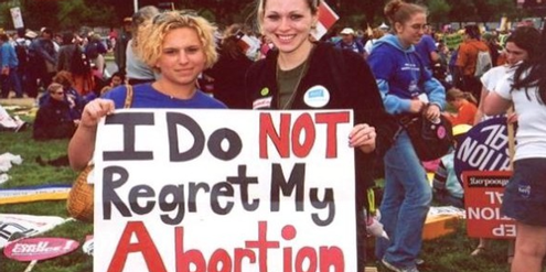 «Ich bereue meine Abtreibung nicht», sagen viele Frauen. «Ich bereue meine Abtreibung nicht», sagen viele Frauen.