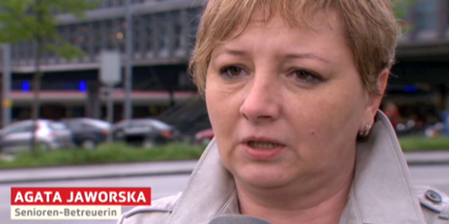 Agata Jaworska erhält eine Lohn-Nachzahlung für die Rufbereitschaft in der Nacht. Agata Jaworska erhält eine Lohn-Nachzahlung für die Rufbereitschaft in der Nacht.