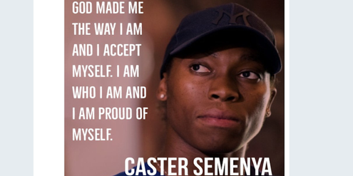 Kommentar von Caster Semenya zur geplanten Testosteron-Regel. Kommentar von Caster Semenya zur geplanten Testosteron-Regel.