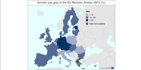 Der Lohnunterschied ist in Estland, Deutschland, Österreich und Tschechien am grössten. Der Lohnunterschied ist in Estland, Deutschland, Österreich und Tschechien am grössten.