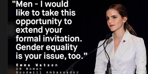 Schauspielerin Emma Watson hat die Uno-Kampagne «HeForShe» kürzlich lanciert. Schauspielerin Emma Watson hat die Uno-Kampagne «HeForShe» kürzlich lanciert.