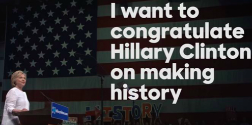 In einer Videobotschaft gratulierte Barack Obama Hillary Clinton zum Sieg bei den Vorwahlen. In einer Videobotschaft gratulierte Barack Obama Hillary Clinton zum Sieg bei den Vorwahlen.