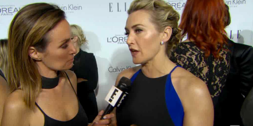 Kate Winslet (rechts) macht ihr Photoshop-Verbot in einem Promi-TV-Sender öffentlich. Kate Winslet (rechts) macht ihr Photoshop-Verbot in einem Promi-TV-Sender öffentlich.