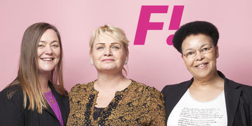 Soraya Post (Mitte) mit Parteikolleginnen Stina Svensson (links) und Margaret Gärding (rechts). Soraya Post (Mitte) mit Parteikolleginnen Stina Svensson (links) und Margaret Gärding (rechts).