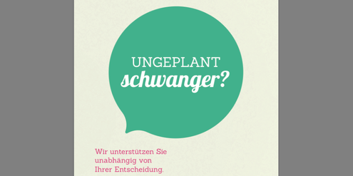 Flyer von «adebar»: Ein Dorn im Auge des Bischofs. Flyer von «adebar»: Ein Dorn im Auge des Bischofs.