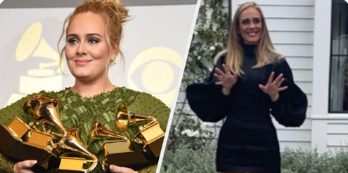 Adele vor und nach dem Gewichtsverlust. Adele vor und nach dem Gewichtsverlust.