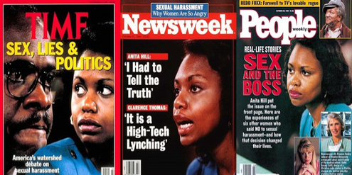 Die Anhörung von Anita Hill sorgte 1991 landesweit für Schlagzeilen. Die Anhörung von Anita Hill sorgte 1991 landesweit für Schlagzeilen.