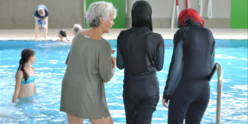 Im Burkini ist gemischtgeschlechtlicher Schwimmunterricht zumutbar, sagt das Höchstgericht. Im Burkini ist gemischtgeschlechtlicher Schwimmunterricht zumutbar, sagt das Höchstgericht.