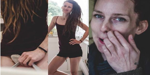 Drei Fotos, die Esther Mauersberger während des Abbruchs und danach von sich gemacht hat. Drei Fotos, die Esther Mauersberger während des Abbruchs und danach von sich gemacht hat.