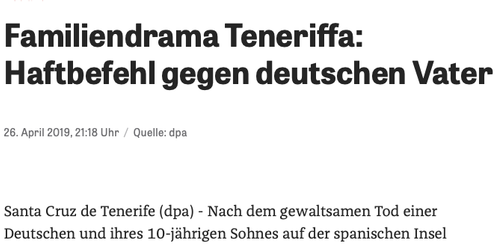 Im Frühjahr berichtete die DPA noch von einem «Familiendrama» statt einem Doppelmord. Im Frühjahr berichtete die DPA noch von einem «Familiendrama» statt einem Doppelmord.