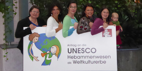 Hebammen beantragen, dass die Unesco das Hebammenhandwerk als Kulturerbe anerkennt. Hebammen beantragen, dass die Unesco das Hebammenhandwerk als Kulturerbe anerkennt.