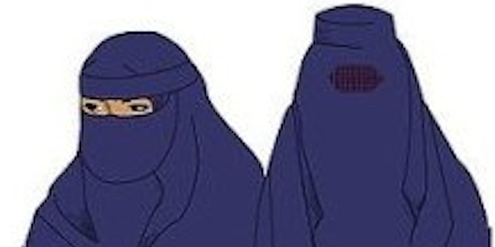 St. Gallen verbietet Nikab (links) und Burka (rechts) im öffentlichen Raum. St. Gallen verbietet Nikab (links) und Burka (rechts) im öffentlichen Raum.