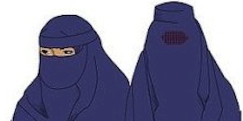Im Tschad ab sofort verboten: Nikab (links) und Burka (rechts). Im Tschad ab sofort verboten: Nikab (links) und Burka (rechts).