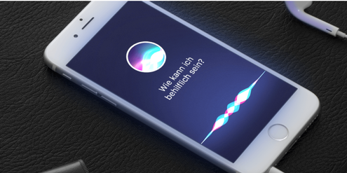 Die virtuelle Assistentin Siri von Apple spricht mit weiblicher Stimme. Die virtuelle Assistentin Siri von Apple spricht mit weiblicher Stimme.