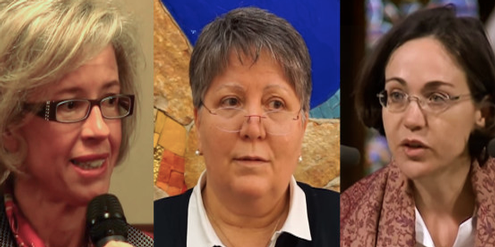 Linda Ghisoni, Michelina Tenache und Laetitia Calmeyn (von links). Linda Ghisoni, Michelina Tenache und Laetitia Calmeyn (von links).